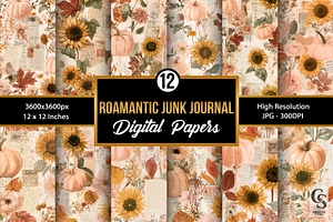Romantic Autumn Junk Journal