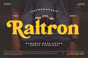 Raltron - Retro Vintage Serif Font