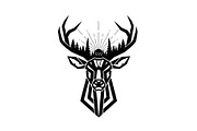 Artistic Geometric Deer Head Bundle, an Illustration by yasushie (Thumbnail 3 of 31)