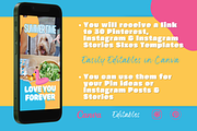 Instagram & Pinterest Summer Bundle, a Social Media Template by PaolaroiDesign (Thumbnail 5 of 8)