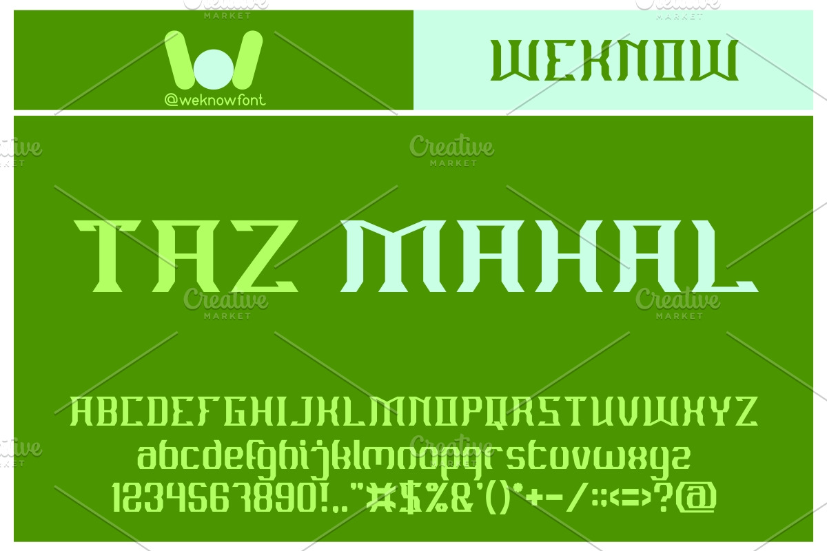 Material Science font, a Font by weknow (Photo 2 of 5)