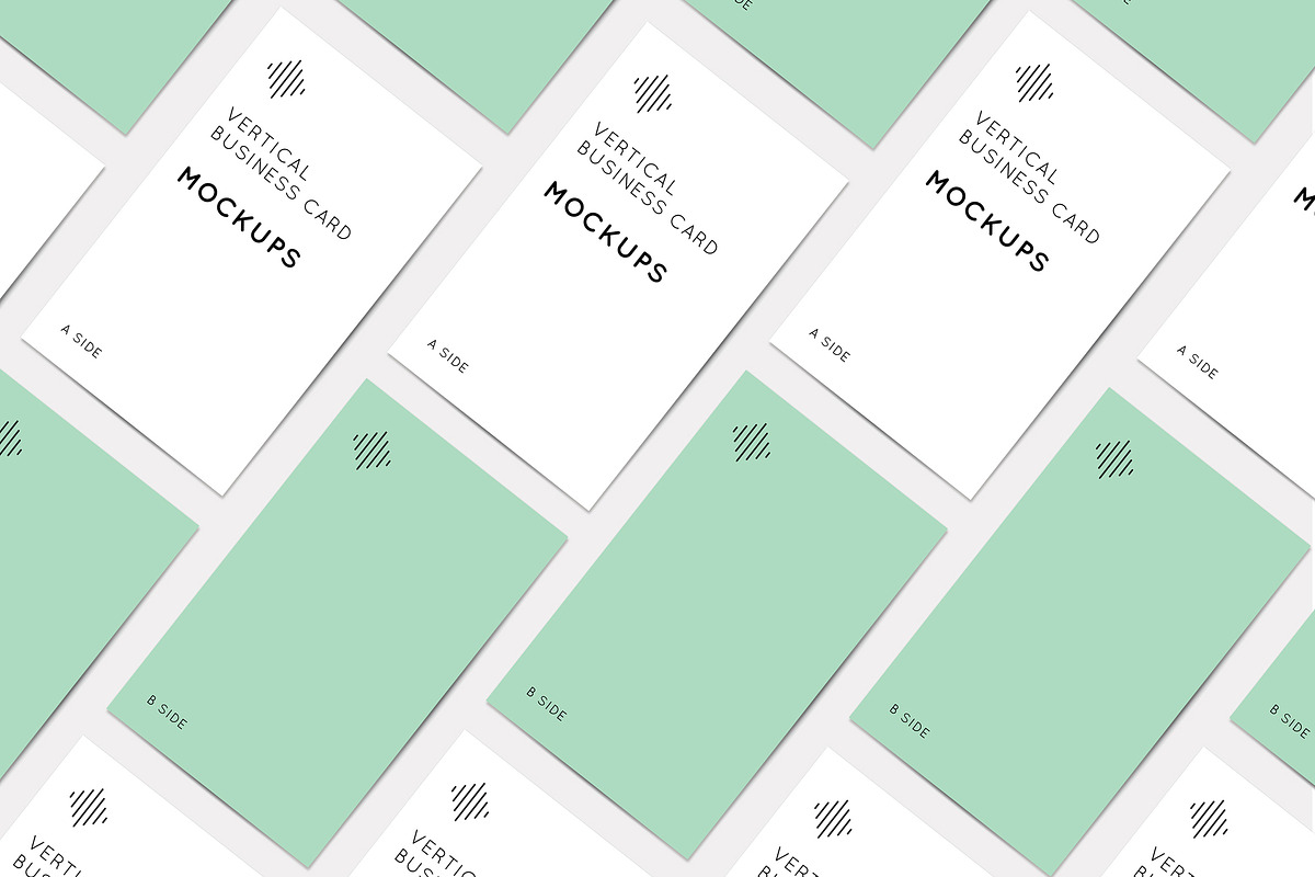 Vertical Business Card Mockups, a Print Template by Wild Ones (Photo 5 of 5)