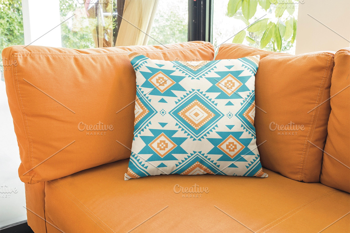 Colorful Aztec Geometric Pattern, a Pattern Graphic by PPEthnicDecorPattern (Photo 2 of 10)