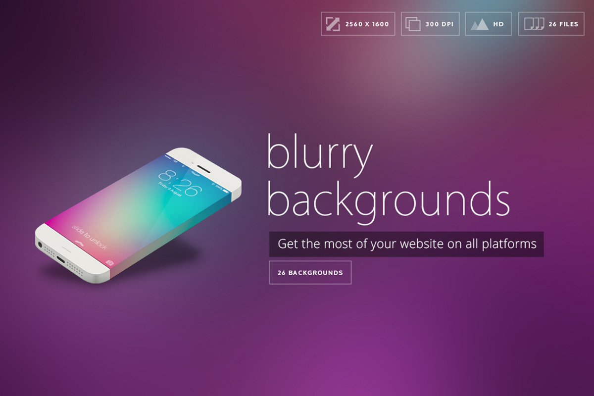 26 Blurry Backgrounds Pack preview 5