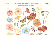 Watercolor Poppy. Bright Wildflower, a Decorative Illustration by Ooh Lily (Thumbnail 12 of 15)