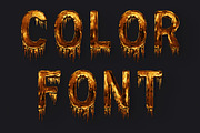 Ice Cold - Color SVG Font, a Font by Deeezy (Thumbnail 2 of 6)