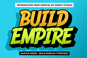 Hustle Mode - Bold Display Typeface, a Sans Serif Font by Debut Studio (Thumbnail 2 of 23)