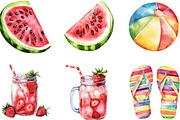Cute Summer Planner Clipart, an Illustration by Designking (Thumbnail 5 of 5)