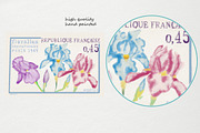 Trip &travel watercolor clip art set, an Illustration by AnastasiyaOleynik (Thumbnail 3 of 6)