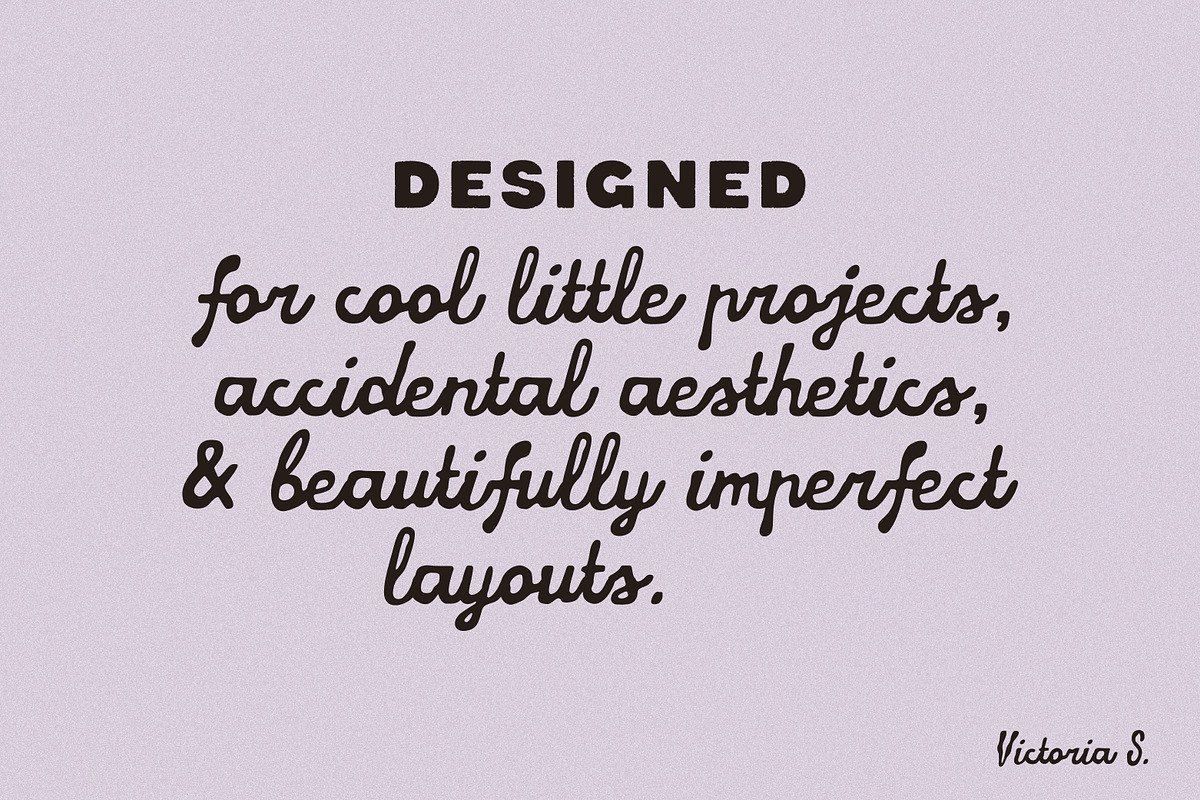NicheThings Messy Handwritten Script, a Script Font by Struvictory.art (Photo 2 of 9)