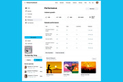 Radio & Podcast Dashboard Web App, an UI Kit Template by nagaredesignstudio (Thumbnail 3 of 5)