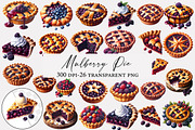 Mulberry Pie Clipart, an Illustration by Designworld (Thumbnail 1 of 5)