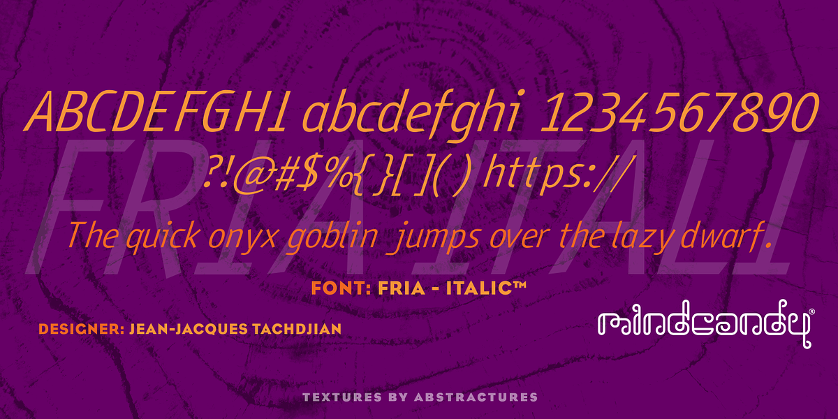 Fria™, a Sans Serif Font by MINDCANDY (Photo 2 of 4)