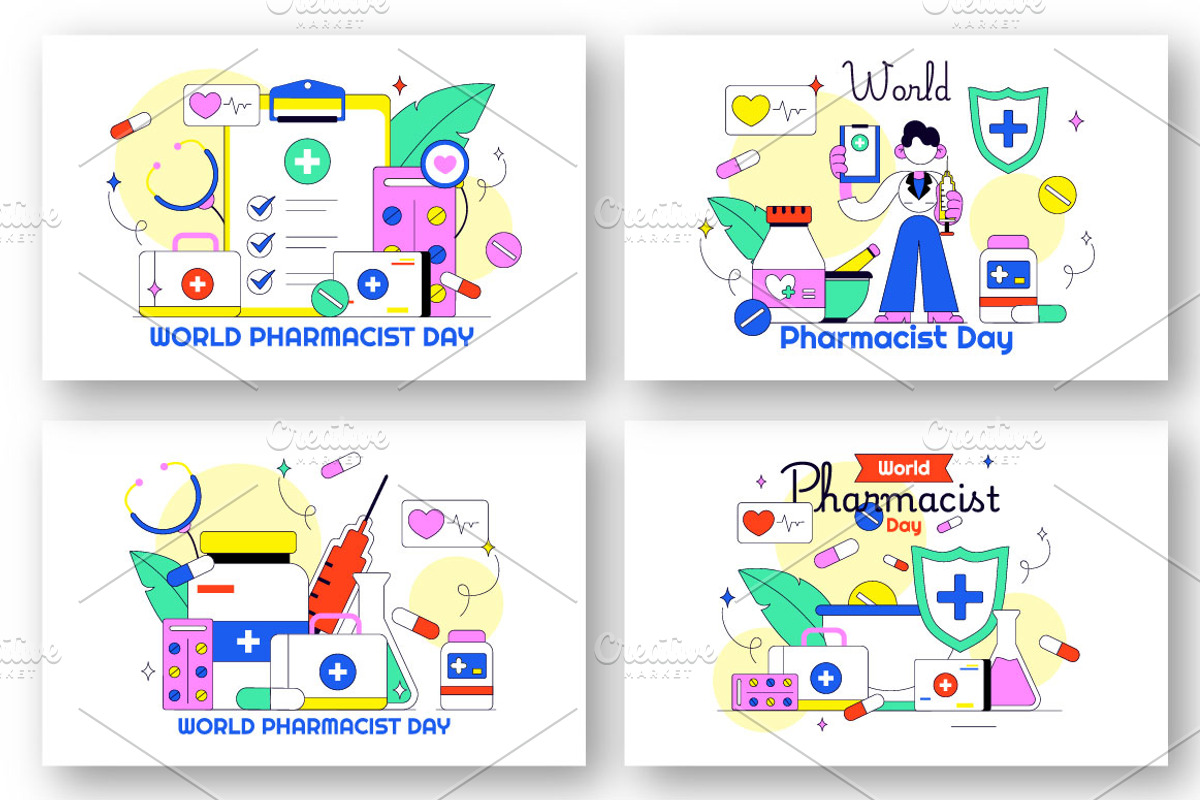 10 World Pharmacists Day, a Healthcare Illustration by denayunebgt (Photo 3 of 4)