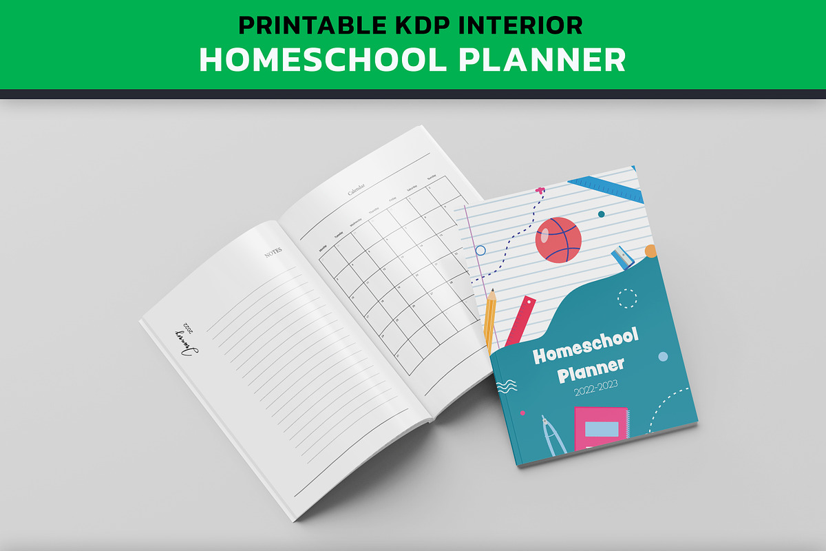KDP Complex Homeschool Planner, an Education Illustration by PublishingHelper (Photo 3 of 4)