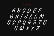 Mimpi Buruk, a Blackletter Font by HATFSTUDIO (Thumbnail 8 of 8)