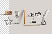 Stationery Mockup and Scene Creator, a Pens & Pencil Mockup by mocko (Thumbnail 3 of 24)