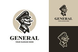 Army General Commander Military Logo, a Branding & Logo Template by funpixel