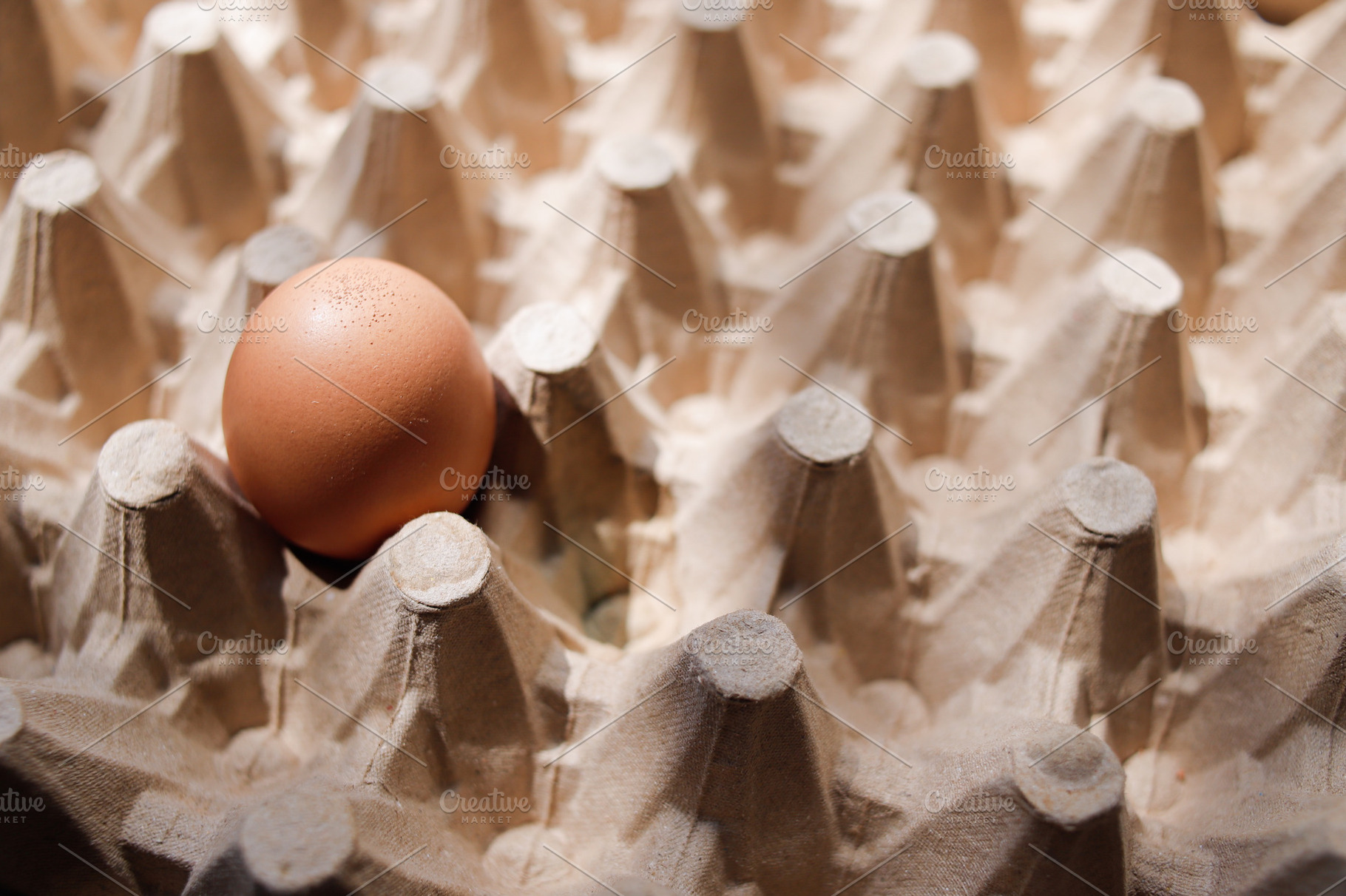 Fresh organic panel eggs on sackclot, a Food & Drink Photo by bastera