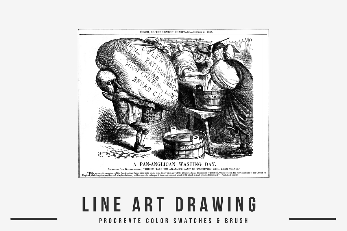 Line Art Drawing Procreate Brushes, a Brush Add-On by Digi Life (Photo 9 of 13)