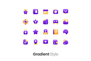 6 Styles User Interface Icon Pack, a Duotone Icon by hafizhhapis (Thumbnail 7 of 7)