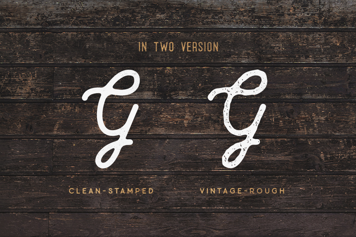Baheula Vintage + Clean Typeface, a Script Font by Wandery Supply (Photo 6 of 12)