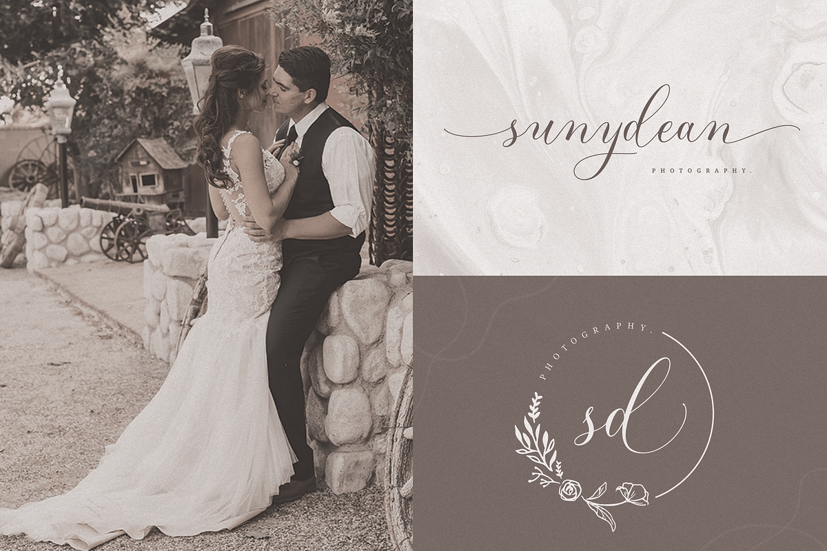 Sunchery Script With Free Extras, a Script Font by sizimon (Photo 9 of 15)