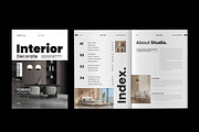Interior Design Magazine Template, a Magazine Template by Spark_Creative (Thumbnail 4 of 12)