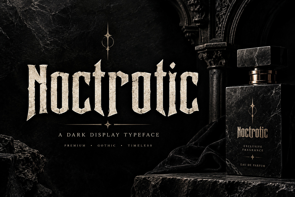 Noctrotic, a Blackletter Font by Wow Magic (Photo 3 of 5)
