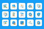 3D Animated Full-Stack Development, an Object 3D Model by Flat Icons (Thumbnail 3 of 5)
