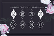 Diamond Monogram Font, a Symbol Font by Leslie Ray (Thumbnail 2 of 4)