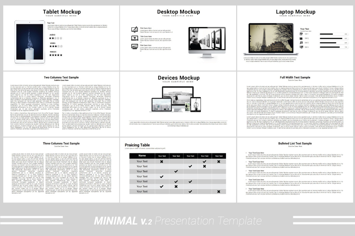 Minimal V.2 Keynote Template, a Presentation Template by Presentation Official (Photo 8 of 11)