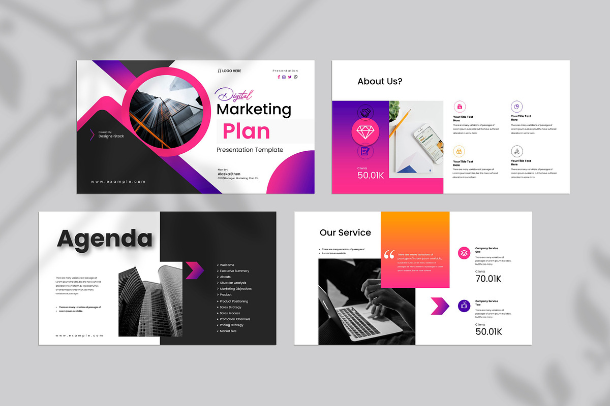 Digital Marketing Plan Presentation preview 2