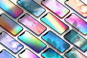 Realistic 3D iPhone Mock-Up Bundle 2, an iPhone Mockup by Graphicsworld125 (Thumbnail 8 of 15)
