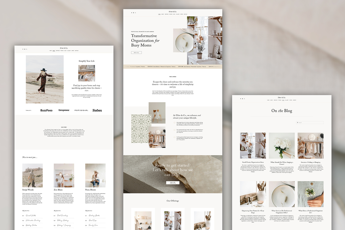 Squarespace Website Template, a Squarespace Template by Peachy Branding (Photo 4 of 9)