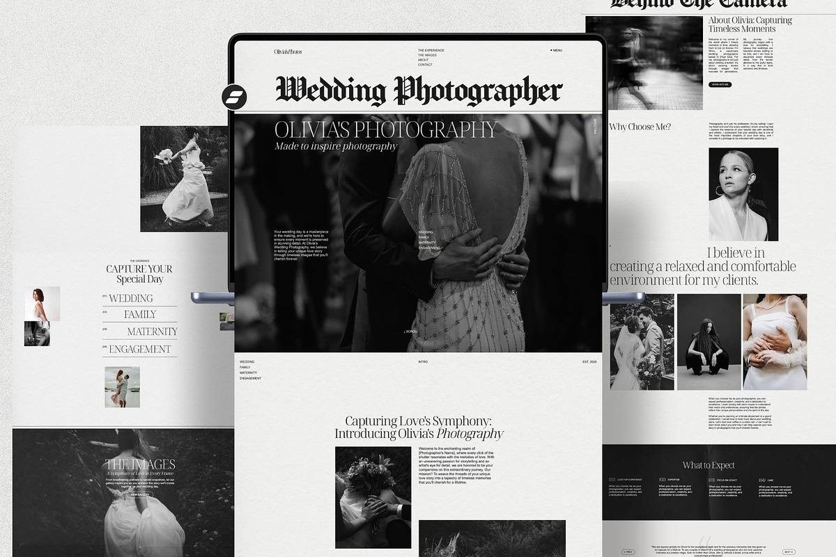 Showit Wedding Photographer Website, an App Template by Digital&Chic (Photo 1 of 7)