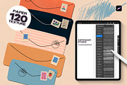 Modern Paper - Procreate Textures, a Brush Add-On by Spasibenko Art (Thumbnail 3 of 8)