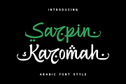 Sarpin Karomah - Arabic Font Style, a Script Font by GFRcreative (Thumbnail 1 of 8)