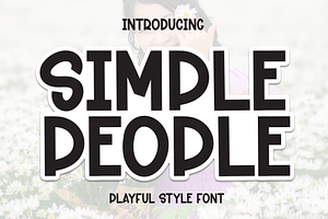 Simple People Script Font