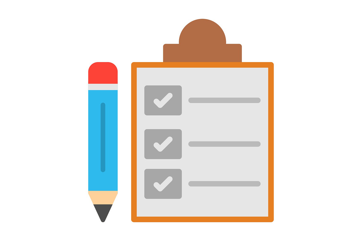 Check List Flat Icon, an Icon by Pexelpy (Photo 1 of 2)