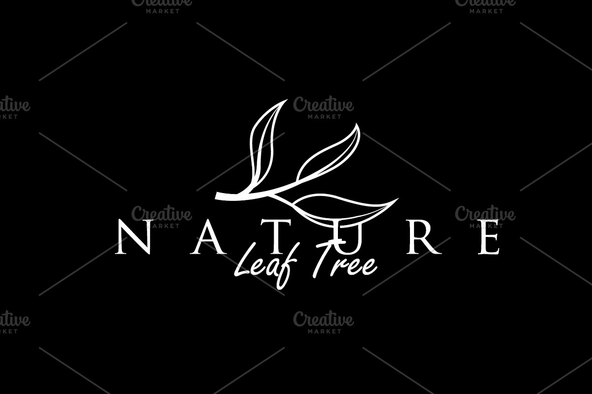 Abstract Leaf Logo Inspired Nature, a Branding & Logo Template by Maylianaw28 (Photo 2 of 2)
