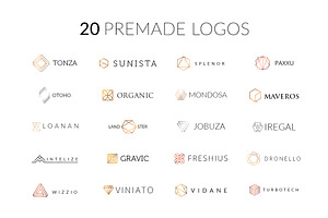 Minimal Geometric Logo Bundle V1