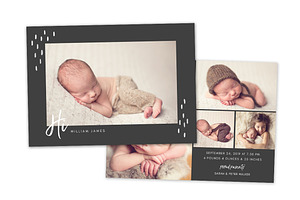 Birth Announcement Template CB140