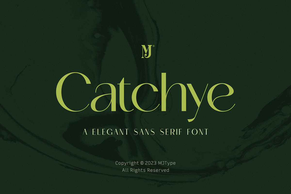 Catchye, a Sans Serif Font by MJtypefoundry (Photo 1 of 9)