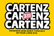 50% Cartenz – Sans Serif Font, a Sans Serif Font by Four Lines Std. (Thumbnail 1 of 10)