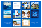 Travel Social Media Pack, a Social Media Template by Boris Cupac (Thumbnail 5 of 14)