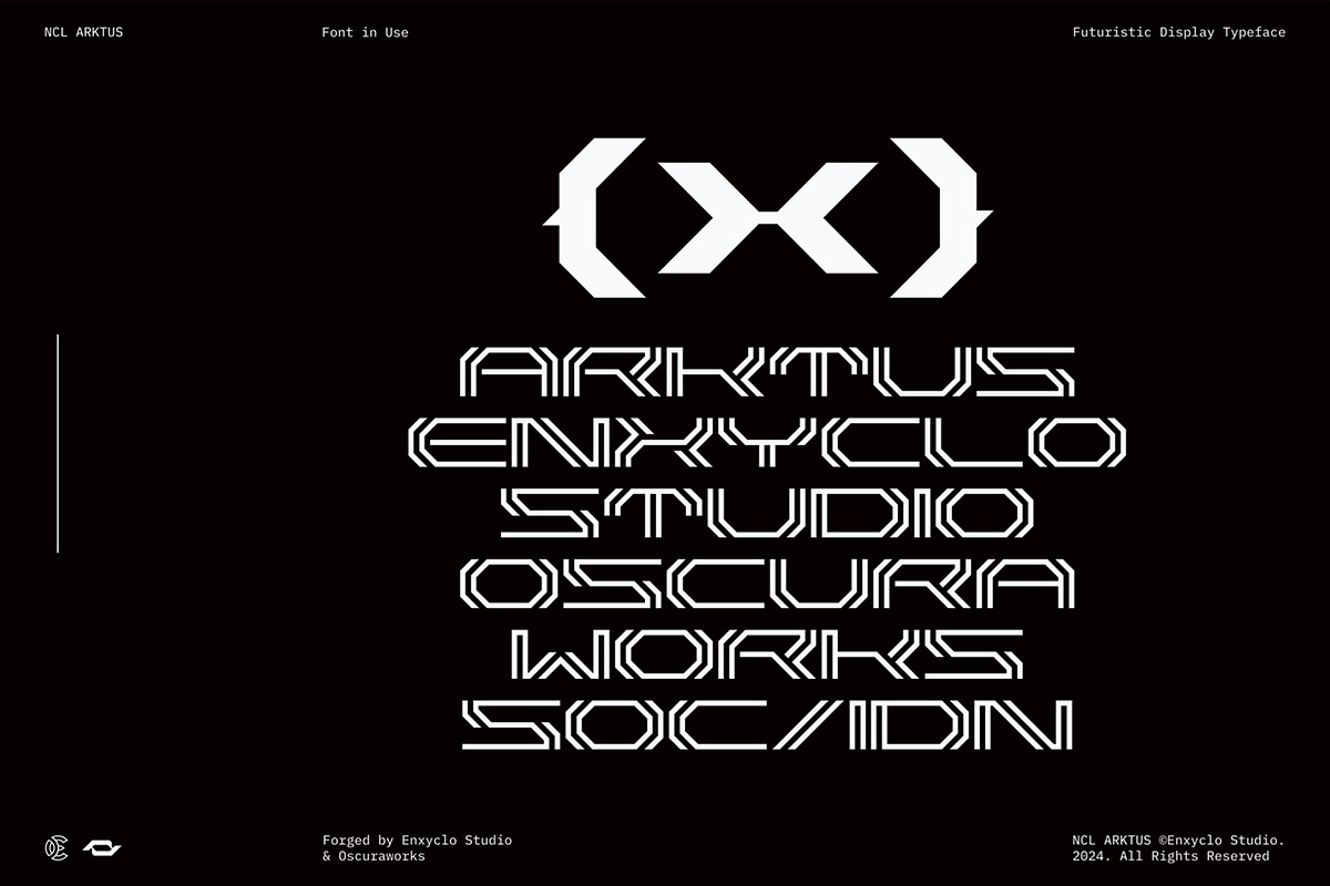 NCL Arktus Font Family, a Sans Serif Font by Enxyclo Studio (Photo 11 of 11)