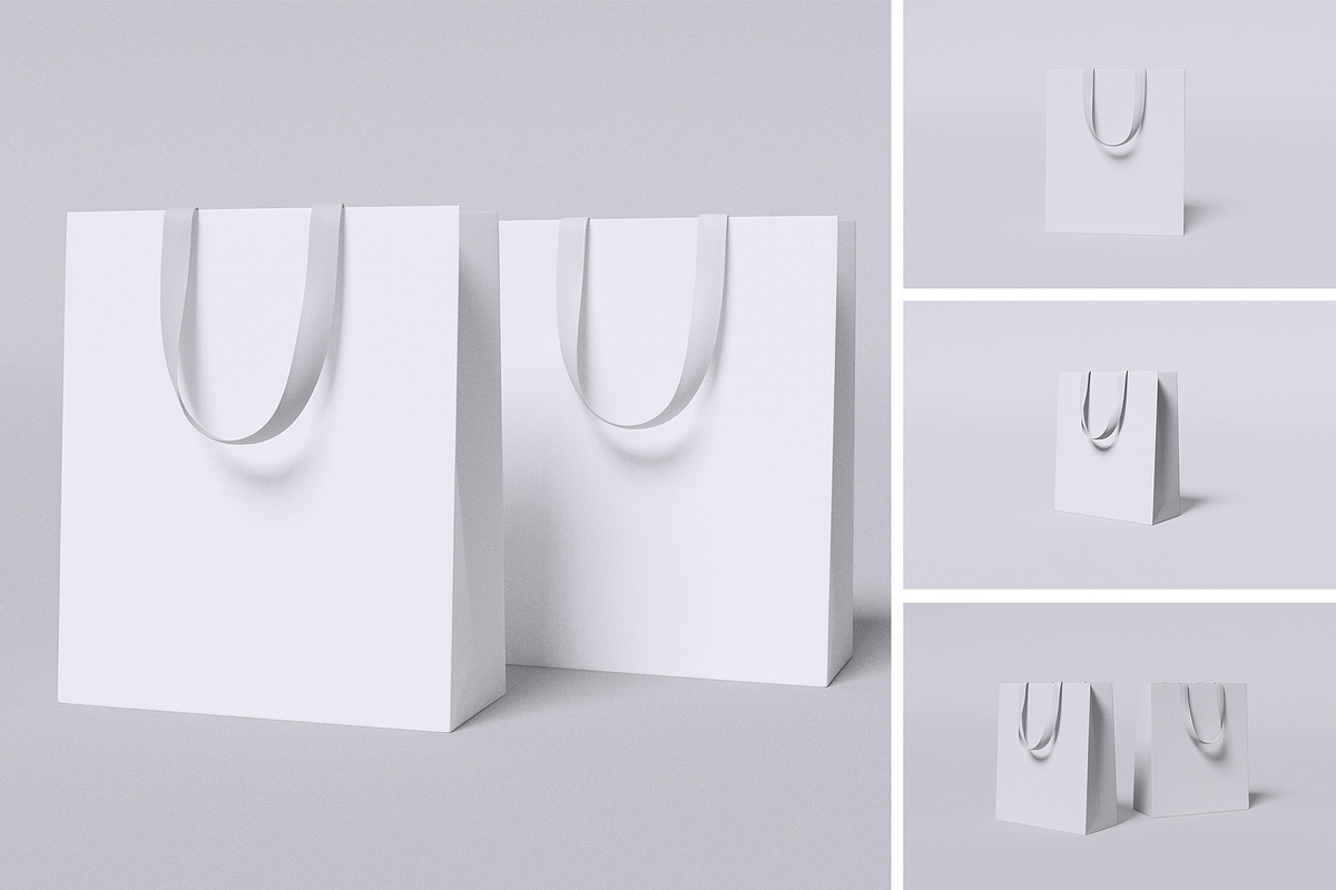 Shopping Bag Mockup, a Packaging Mockup by Afif_studio (Photo 10 of 10)