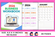 2026 Business Workbook, a Stationery Template by Designmela01 (Thumbnail 2 of 10)