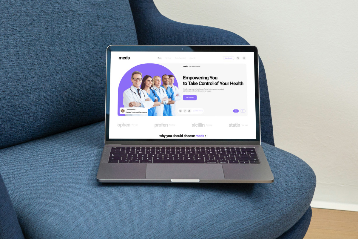 Meds - Healthcare Landing Page, a Landing Page Template by twinstd (Photo 3 of 5)